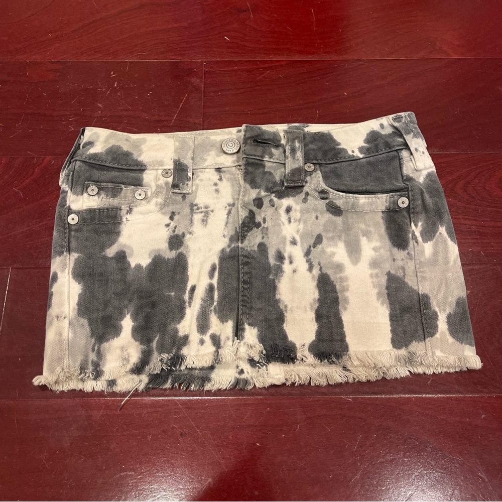 Mandy Mini Denim Skirt Acid Wash